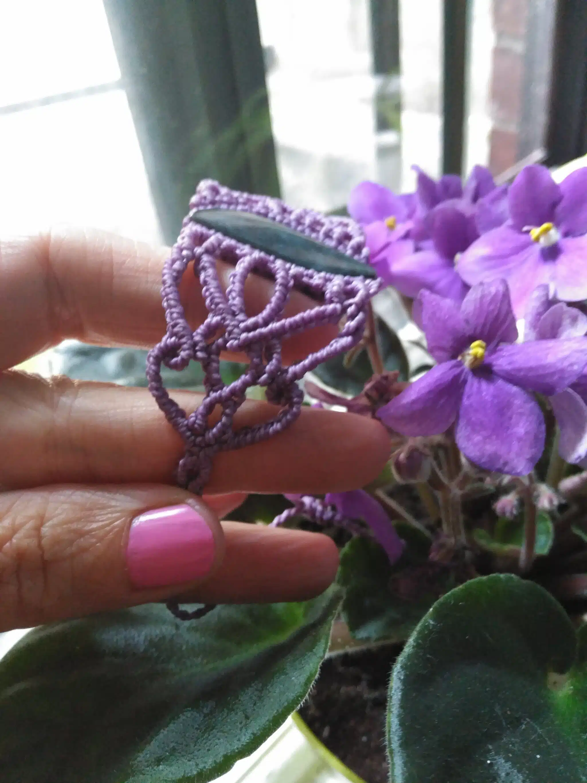 pulsera de macramé hecha a mano ajustable envío gratis